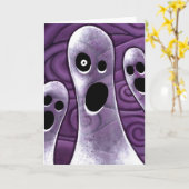 Het Trio van het spook Kaart (Gele Bloem)