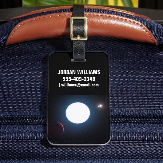 Het Triple Star Systeem HD 131399 Bagagelabel (Voorkant Insitu 2)