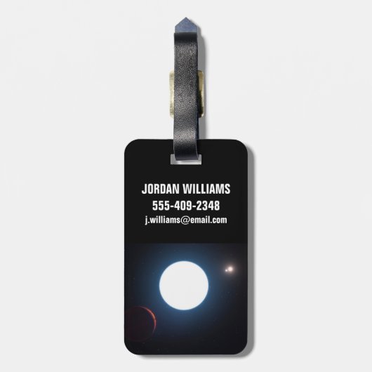 Het Triple Star Systeem HD 131399 Bagagelabel (Achterkant verticaal)