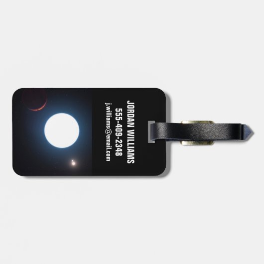 Het Triple Star Systeem HD 131399 Bagagelabel (Achterkant horizontaal)