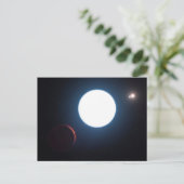 Het Triple Star Systeem HD 131399 Briefkaart (Staand voorkant)