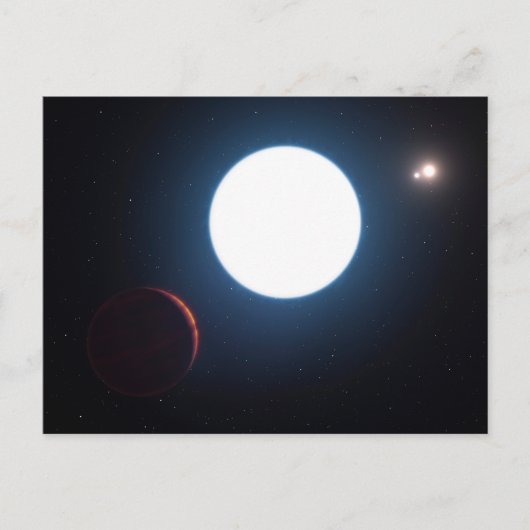 Het Triple Star Systeem HD 131399 Briefkaart (Voorkant)