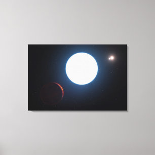 Het Triple Star Systeem HD 131399 Canvas Afdruk