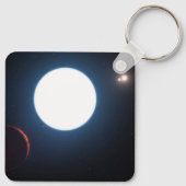 Het Triple Star Systeem HD 131399 Sleutelhanger (Achterkant)