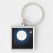 Het Triple Star Systeem HD 131399 Sleutelhanger (Voorkant)
