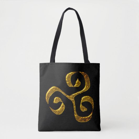 Het trisbool,old symbool in de celtische cultuur tote bag (Voorkant)