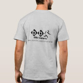 Het Troll van Internet op Offline Wijze T-shirt (Achterkant)