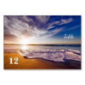 Het tropische Aantal van de Lijst van het Huwelijk Kaart (Achterkant)