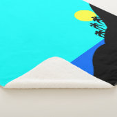 Het tropische eiland sherpa deken (3/4)