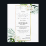 Het Tropische Menu van Floral van de begroting<br><div class="desc">******* MATTE PAPIER IS THIN. UPGRADE VOOR EEN THICKERPAPIER. GEEN ENVELOPEN. VOOR KARTVOORRADEN, DIKERKAARTEN, CONTROLEER DE VERBINDING HIERONDER. KAARTVOORRADEN, THICKERKAARTEN HEBBEN EEN OPTIE VOOR ENVELOPEN OF OMVATTEN HEN******** Geen enveloppen, versie met flyer. Bespaar geld met deze papieren uitnodiging. Bereid je gasten voor op de geweldige bruiloft met je menu van...</div>