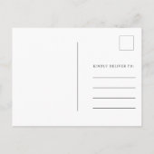 Het tropische script van de goudpalmboom slaat de aankondigingskaart (Achterkant)