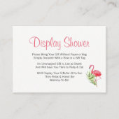 Het Tropische Tussenvoegsel van het Baby shower va Informatiekaartje (Voorkant)