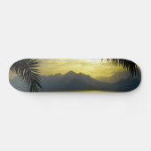 Het tropische Zand van het Strand van het Water Skateboard (Horizontaal)