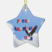 Het trotse Amerikaanse Patriottische Ornament van (Links)