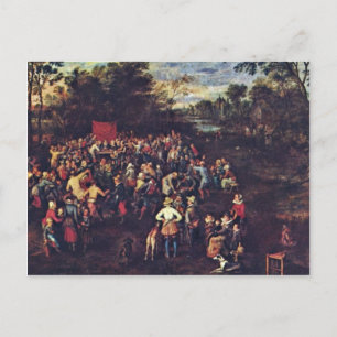 Het trouwbanket van Bruegel D. Ä. Jan (Beste qua) Briefkaart