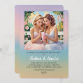 " HET TROUWKAARTJE VAN GAY PRIDE " KAART (Voorkant / Achterkant)