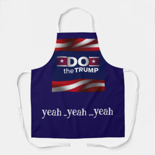 Het Trump All-Over Patriotic Print Schort