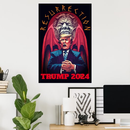 Het Trump-Poster hervatten Poster (Thuiskantoor)