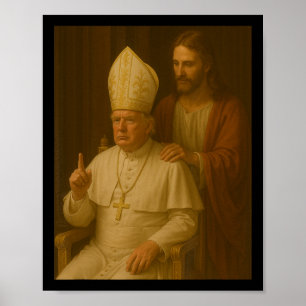 Het Trump President van Jesus Pray wil Trump zijn Poster