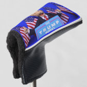 Het TrumpPuppet Hoesje Golfheadcover (3/4 voorkant)