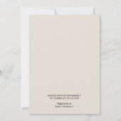 Het Tuin Lente Hout Boho Rustiek Vrijgezellenfeest Kaart (Achterkant)