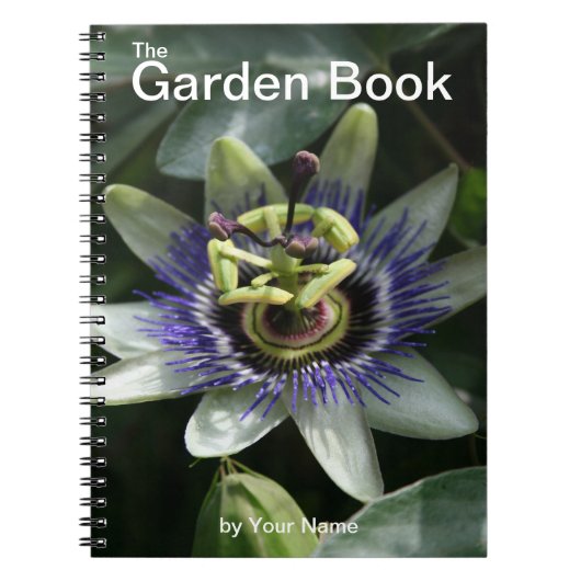 Het tuinboek Passiflora Notitieboek (Voorkant)