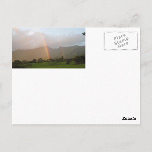 het tuineiland briefkaart (Achterkant)