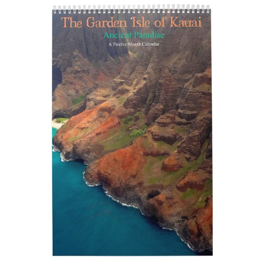 Het tuineiland Kauai Ancient Paradise Kalender (Hoes)