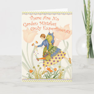 Het tuinieren Experimenten - Wenskaart Kaart