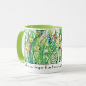 Het tuinieren is goedkoper dan de therapeutische m mok (Voorkant links)