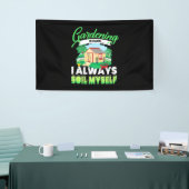 Het tuinieren is moeilijk spandoek (Beurs)