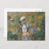 Het Tuinpad | Frederick Carl Frieseke Briefkaart (Voorkant / Achterkant)