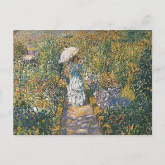 Het Tuinpad | Frederick Carl Frieseke Briefkaart (Voorkant)
