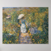 Het Tuinpad | Frederick Carl Frieseke Poster (Voorkant)