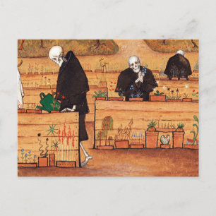 Het tuinschilderij van Hugo Simberg Briefkaart