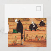 Het tuinschilderij van Hugo Simberg Briefkaart (Voorkant / Achterkant)