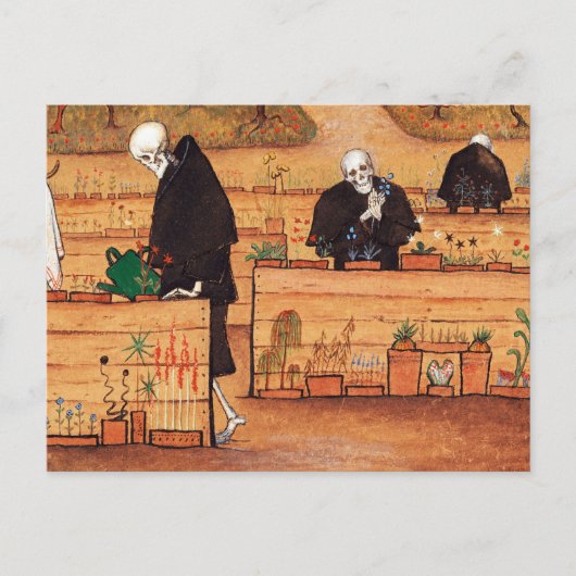 Het tuinschilderij van Hugo Simberg Briefkaart (Voorkant)