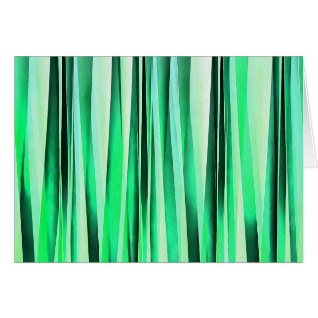 Het turkooise Gestreepte Patroon van de Sereniteit (Voorkant Horizontaal)