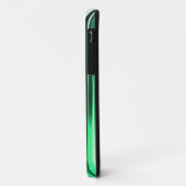Het turkooise Gestreepte Patroon van de Sereniteit Case-Mate iPhone Case (Achterkant/links)