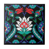 💙 🖤 het Turks patroon van Iznik Tegeltje (Voorkant)