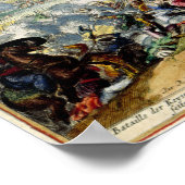 Het Turkse beleg van Wenen 1683 Poster (Hoek)