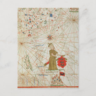 Het Turkse Rijk, van een nautische atlas, 1646 Briefkaart