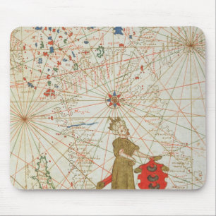 Het Turkse Rijk, van een nautische atlas, 1646 Muismat