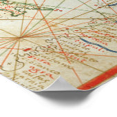 Het Turkse Rijk, van een nautische atlas, 1646 Poster (Hoek)