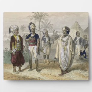 Het Turkse vrijwilligerskamp uit Constantinopel en Fotoplaat