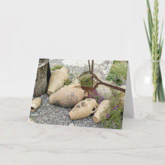 Het Turkse Wenskaart van de Vaas van de Klei Kaart