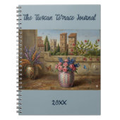Het Tuscaanse terrasjournaal Notitieboek (Voorkant)