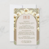 Het Tussenvoegsel van de Berichten INFO  Kunst Nie Kaart (Voorkant)