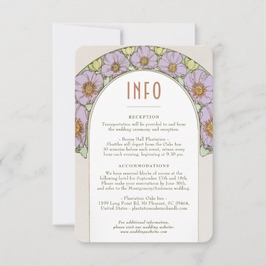 Het Tussenvoegsel van de Berichten INFO  Kunst Nie Kaart (Voorkant)