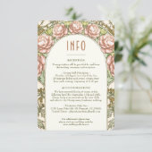 Het Tussenvoegsel van de Berichten INFO Kunst Nie Kaart (Staand voorkant)